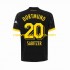 Camiseta de Fútbol Borussia Dortmund Marcel Sabitzer 20 Hombre Exterior 2023-2024 Manga Corta