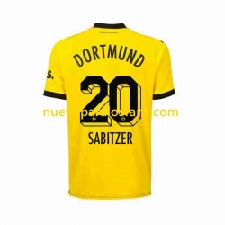 Camiseta de Fútbol Borussia Dortmund Marcel Sabitzer 20 Hombre Casa 2023-2024 Manga Corta