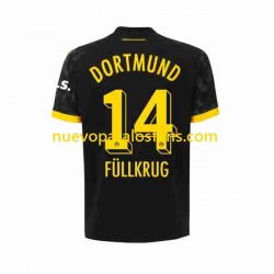 Camiseta de Fútbol Borussia Dortmund Niclas Fullkrug 14 Hombre Exterior 2023-2024 Manga Corta