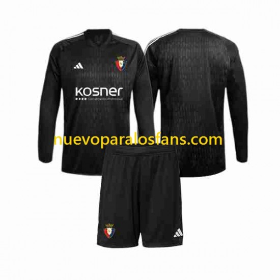 Camiseta de Fútbol CA Osasuna Portero Niño Exterior 2023-2024 Manga Larga