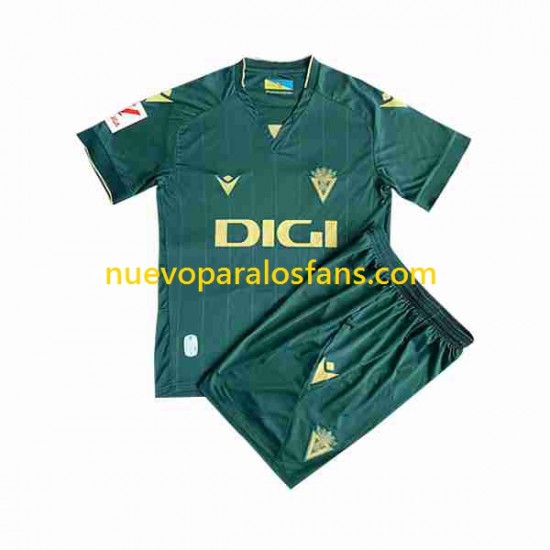 Camiseta de Fútbol Cádiz CF Niño Tercera 2023-2024 Manga Corta