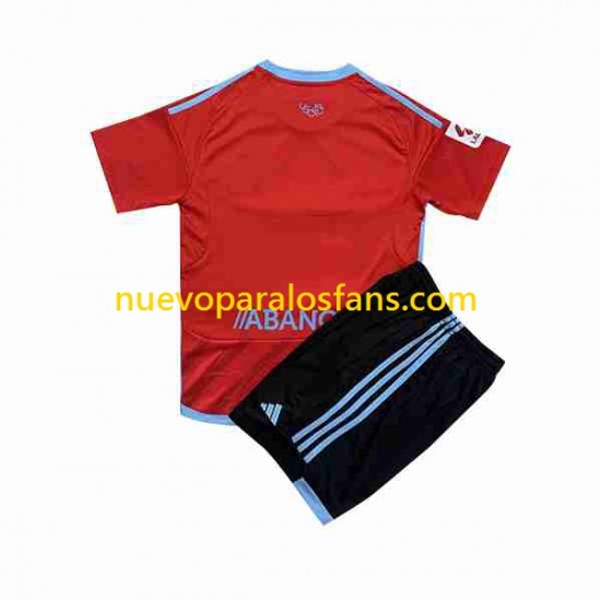 Camiseta de Fútbol Celta de Vigo Niño Exterior 2023-2024 Manga Corta