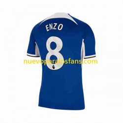 Camiseta de Fútbol Chelsea Enzo Fernandez 8 Hombre Casa 2023-2024 Manga Corta