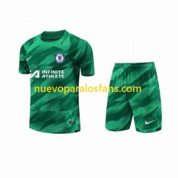 Camiseta de Fútbol Chelsea Portero Niño Tercera 2023-2024 Manga Corta
