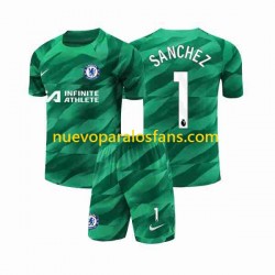 Camiseta de Fútbol Chelsea Robert Sanchez 1 Portero Niño Tercera 2023-2024 Manga Corta