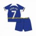 Camiseta de Fútbol Chelsea Raheem Sterling 7 Niño Casa 2023-2024 Manga Corta