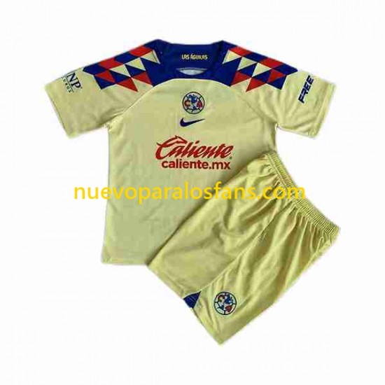 Camiseta de Fútbol Club América Niño Casa 2023-2024 Manga Corta