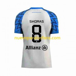 Camiseta de Fútbol Club Brugge Michal Skoras 8 Hombre Exterior 2023-2024 Manga Corta