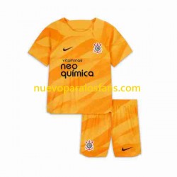 Camiseta de Fútbol Corinthians Portero Niño Tercera 2023-2024 Manga Corta