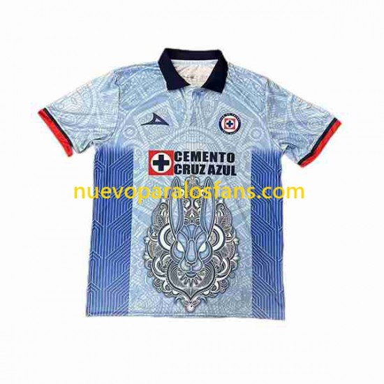 Camiseta de Fútbol Cruz Azul Day of the Dead Hombre Exterior 2023-2024 Manga Corta