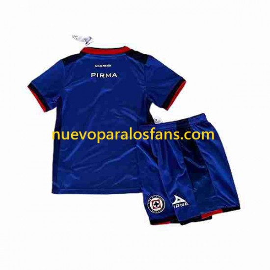 Camiseta de Fútbol Cruz Azul Niño Casa 2023-2024 Manga Corta