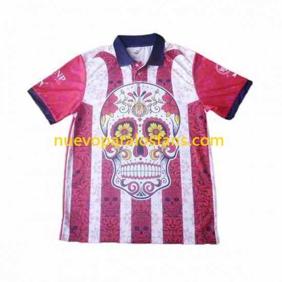 Camiseta de Fútbol Deportivo Guadalajara Day of the Dead Hombre Exterior 2023-2024 Manga Corta