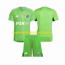 Camiseta de Fútbol Dinamo Zagrzeb Portero Niño Casa 2023-2024 Manga Corta