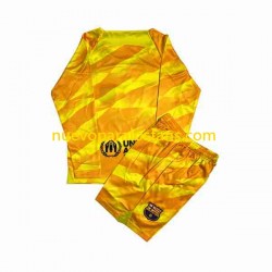 Camiseta de Fútbol FC Barcelona Portero Niño Cuarto 2023-2024 Manga Larga