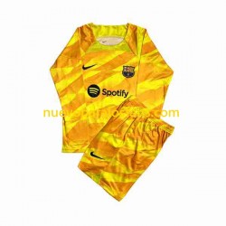 Camiseta de Fútbol FC Barcelona Ter Stegen 1 Portero Niño Cuarto 2023-2024 Manga Larga