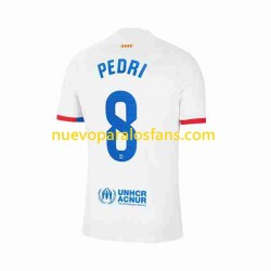 Camiseta de Fútbol FC Barcelona Pedri 8 Hombre Exterior 2023-2024 Manga Corta
