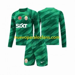 Camiseta de Fútbol Galatasaray Portero Niño Casa 2023-2024 Manga Larga