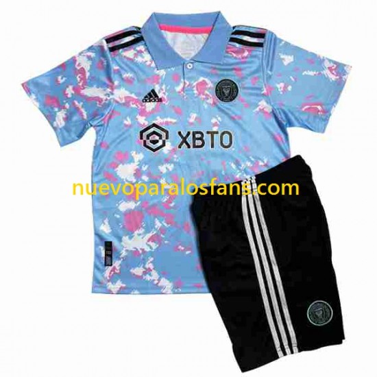 Camiseta de Fútbol Inte Miami Lionel Messi 10 Niño Tercera 2023-2024 Manga Corta