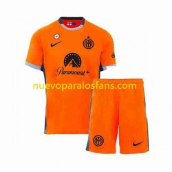 Camiseta de Fútbol Inter Milan Niño Tercera 2023-2024 Manga Corta