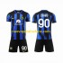 Camiseta de Fútbol Inter Milan Lukaku 90 Niño Casa 2023-2024 Manga Corta