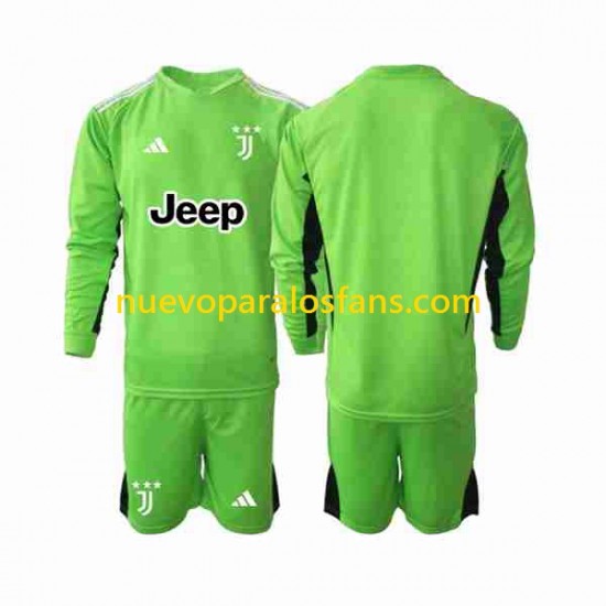 Camiseta de Fútbol Juventus Portero Niño Tercera 2023-2024 Manga Larga