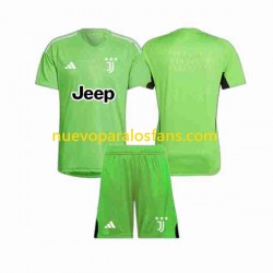 Camiseta de Fútbol Juventus Portero Niño Tercera 2023-2024 Manga Corta