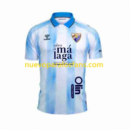 Camiseta de Fútbol Málaga CF Hombre Casa 2023-2024 Manga Corta