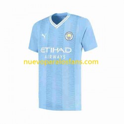 Camiseta de Fútbol Manchester City Haaland 9 Special Printing Hombre Casa 2023-2024 Manga Corta