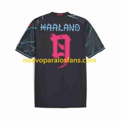 Camiseta de Fútbol Manchester City Haaland 9 Special Printing Hombre Tercera 2023-2024 Manga Corta