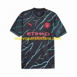 Camiseta de Fútbol Manchester City Haaland 9 Special Printing Hombre Tercera 2023-2024 Manga Corta