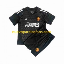 Camiseta de Fútbol Manchester United Portero Niño Tercera 2023-2024 Manga Corta