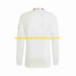 Camiseta de Fútbol Manchester United Hombre Tercera 2023-2024 Manga Larga