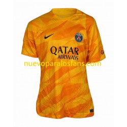 Camiseta de Fútbol Paris Saint-Germain Portero Hombre Exterior 2023-2024 Manga Corta