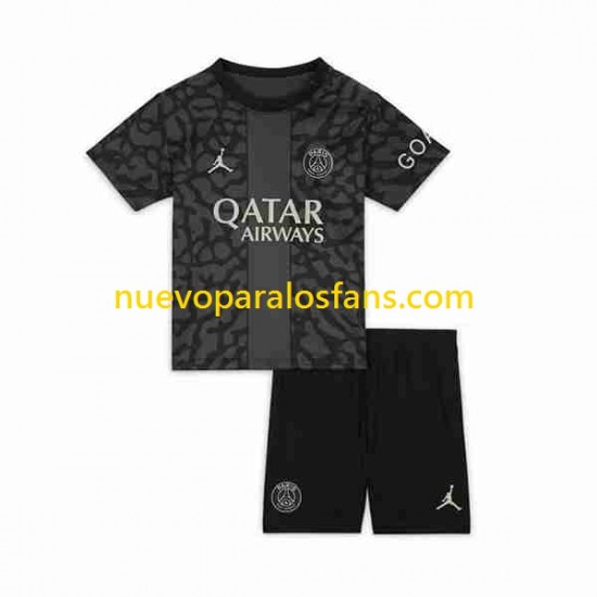 Camiseta de Fútbol Paris Saint-Germain Niño Tercera 2023-2024 Manga Corta