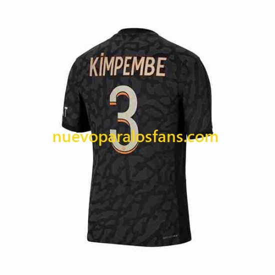 Camiseta de Fútbol Paris Saint-Germain Kimpembe 3 Hombre Tercera 2023-2024 Manga Corta