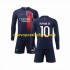 Camiseta de Fútbol Paris Saint-Germain Neymar Jr 10 Niño Casa 2023-2024 Manga Larga