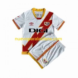 Camiseta de Fútbol Rayo Vallecano Niño Casa 2023-2024 Manga Corta