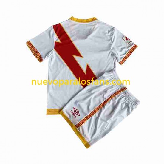 Camiseta de Fútbol Rayo Vallecano Niño Casa 2023-2024 Manga Corta