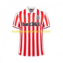 Camiseta de Fútbol Stoke City Hombre Casa 2023-2024 Manga Corta