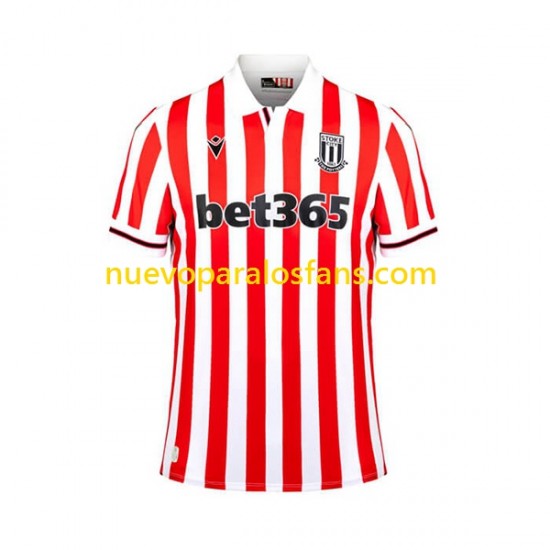 Camiseta de Fútbol Stoke City Hombre Casa 2023-2024 Manga Corta