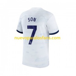 Camiseta de Fútbol Tottenham Hotspur Son Heung-min 7 Hombre Casa 2023-2024 Manga Corta