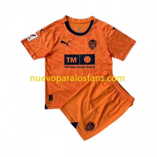 Camiseta de Fútbol Valencia CF Niño Tercera 2023-2024 Manga Corta