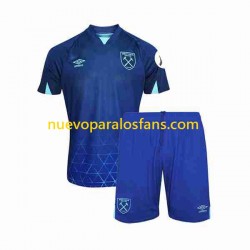 Camiseta de Fútbol West Ham United Niño Tercera 2023-2024 Manga Corta
