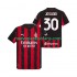 Camiseta de Fútbol AC Milan Ardon Jashari 30 Hombre Casa 2025-2026 Manga Corta