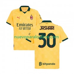 Camiseta de Fútbol AC Milan Ardon Jashari 30 Hombre Tercera 2025-2026 Manga Corta