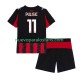 Camiseta de Fútbol AC Milan Christian Pulisic 11 Niño Casa 2025-2026 Manga Corta