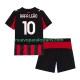 Camiseta de Fútbol AC Milan Rafael Leao 10 Niño Casa 2025-2026 Manga Corta