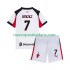 Camiseta de Fútbol AC Milan Santiago Gimenez 7 Niño Exterior 2025-2026 Manga Corta