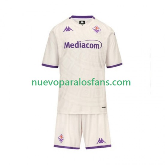 Camiseta de Fútbol ACF Fiorentina Niño Exterior 2025-2026 Manga Corta