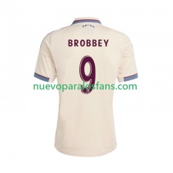 Camiseta de Fútbol AFC Ajax Brian Brobbey 9 Hombre Tercera 2025-2026 Manga Corta